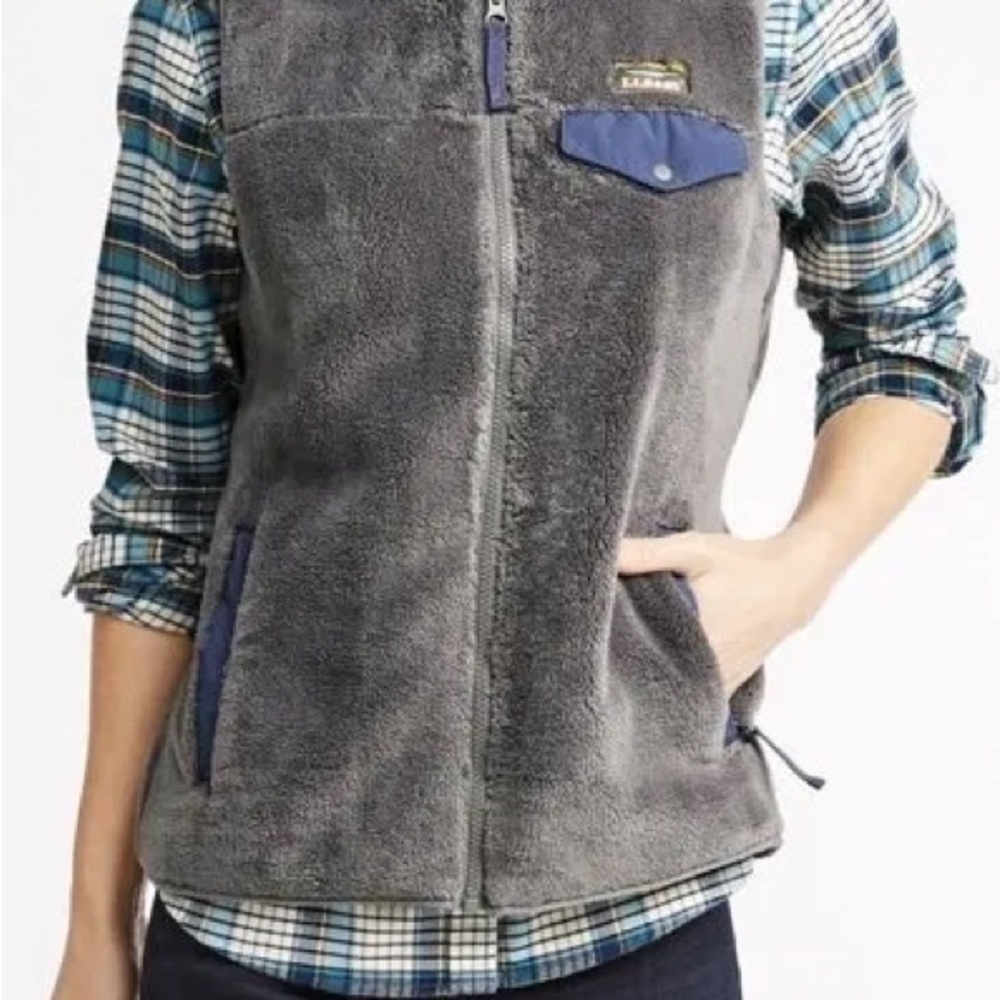 L.L.Bean Mountain Hi-Pile Fleece Vest XL